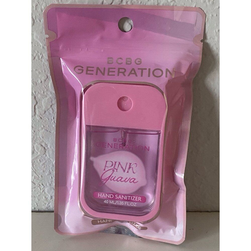 BCBG Generation‎ Scented Pink Guava Hand Sanitizer Spray 1.35 FL OZ NEW
